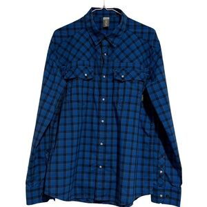 STIO Men’s Eddy Shirt, Size Medium, Blue/Blue